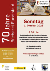 Read more about the article Jubiläumsfeier 70 Jahre Bücherei Euratsfeld