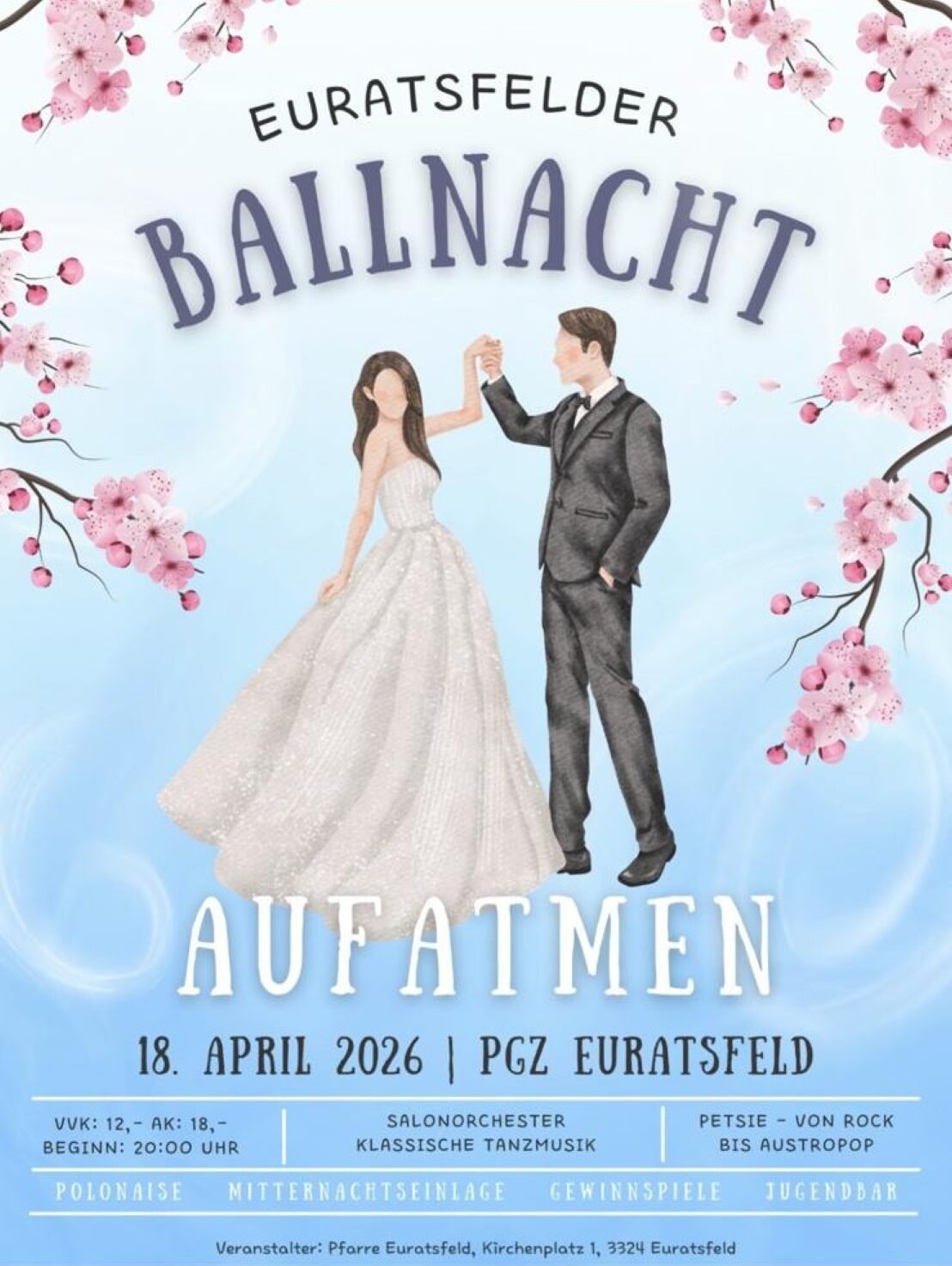 Du betrachtest gerade Bühne frei für den Pfarball 2026 – Aufatmen