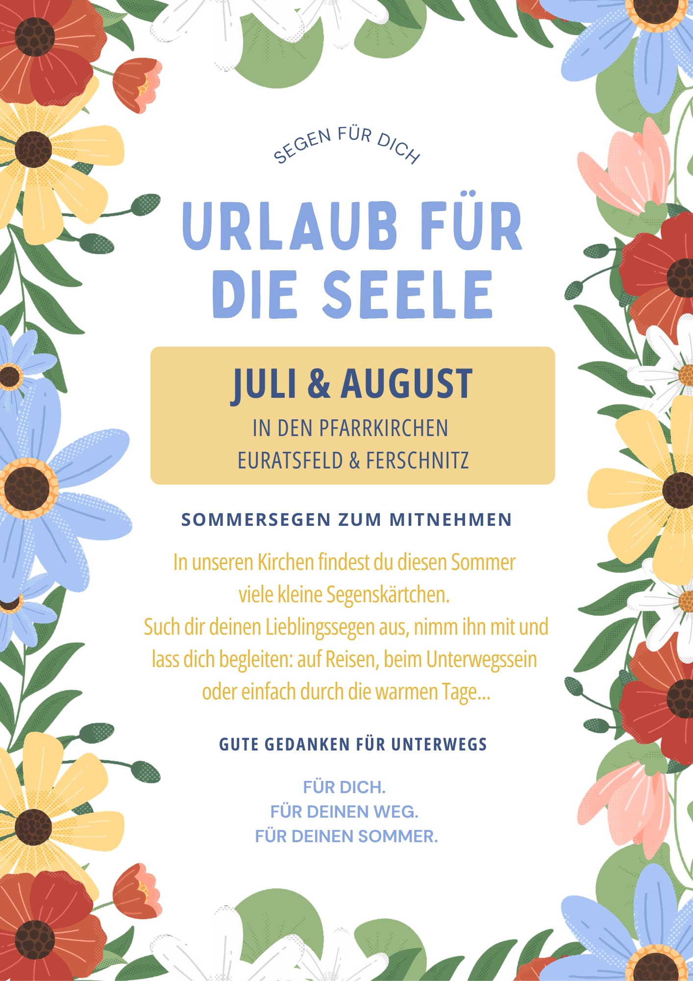 Du betrachtest gerade Urlaub für die Seele – Sommersegen zum mitnehmen